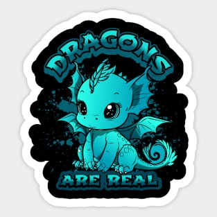 Dragons Are Real Sticker